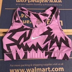 purple nike sports bra